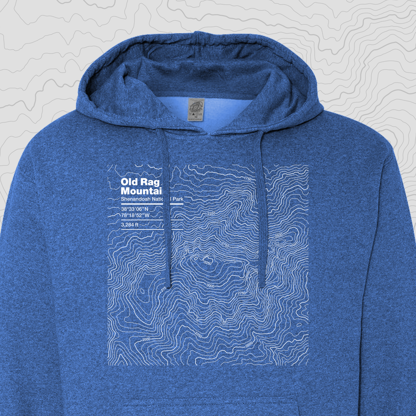 Old Rag Mountain, Shenandoah National Park - Hooded Sweatshirt
