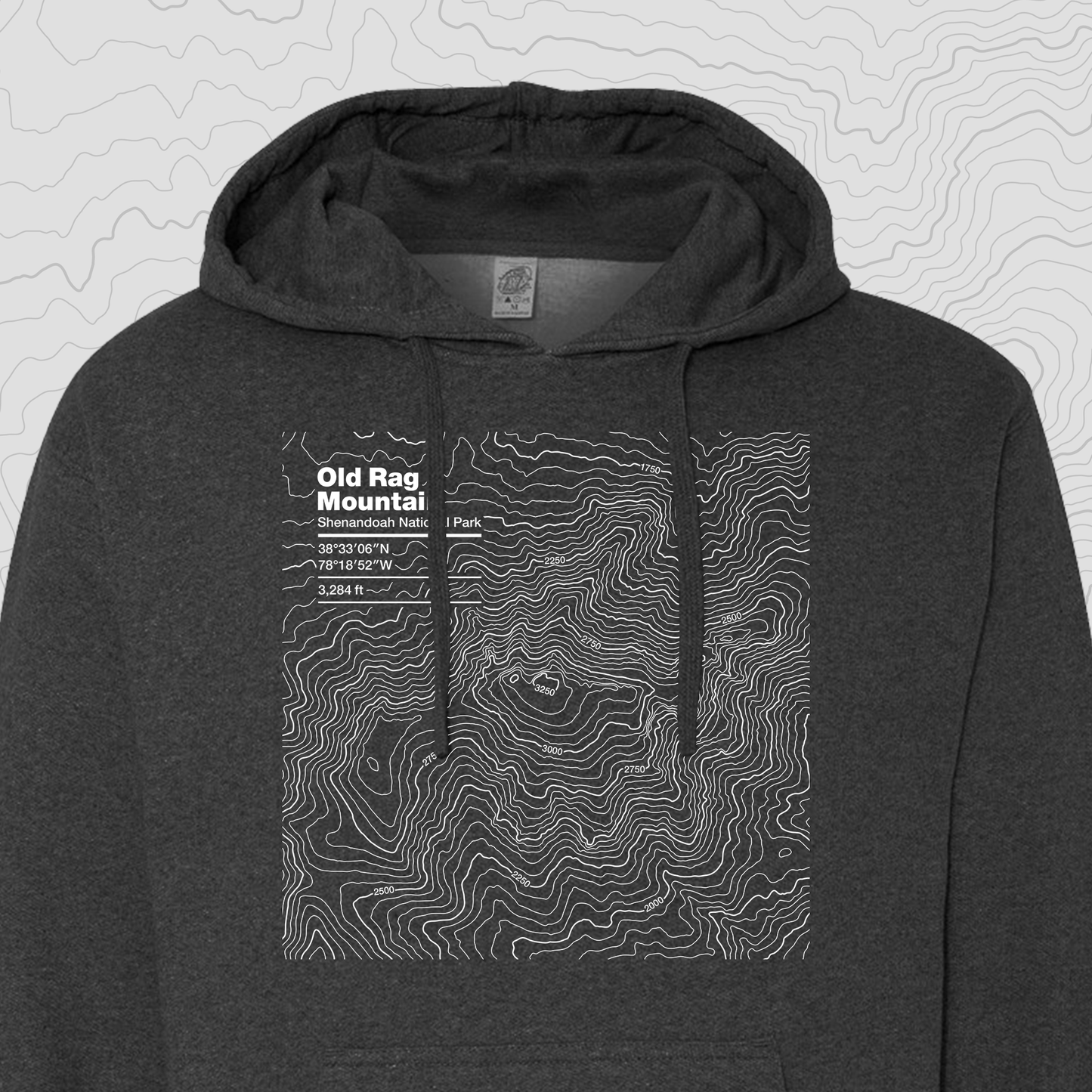 Old Rag Mountain, Shenandoah National Park - Hooded Sweatshirt