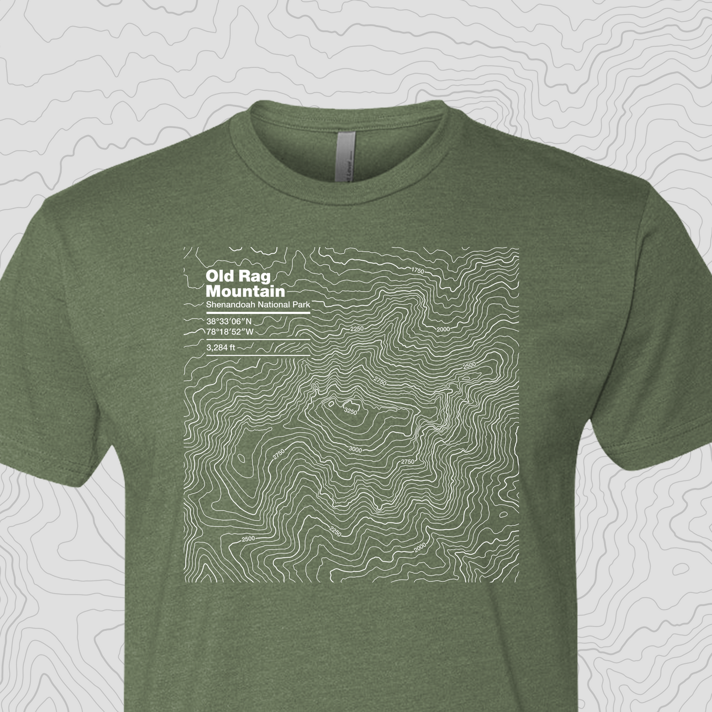 Old Rag Mountain, Shenandoah National Park - Unisex Tee