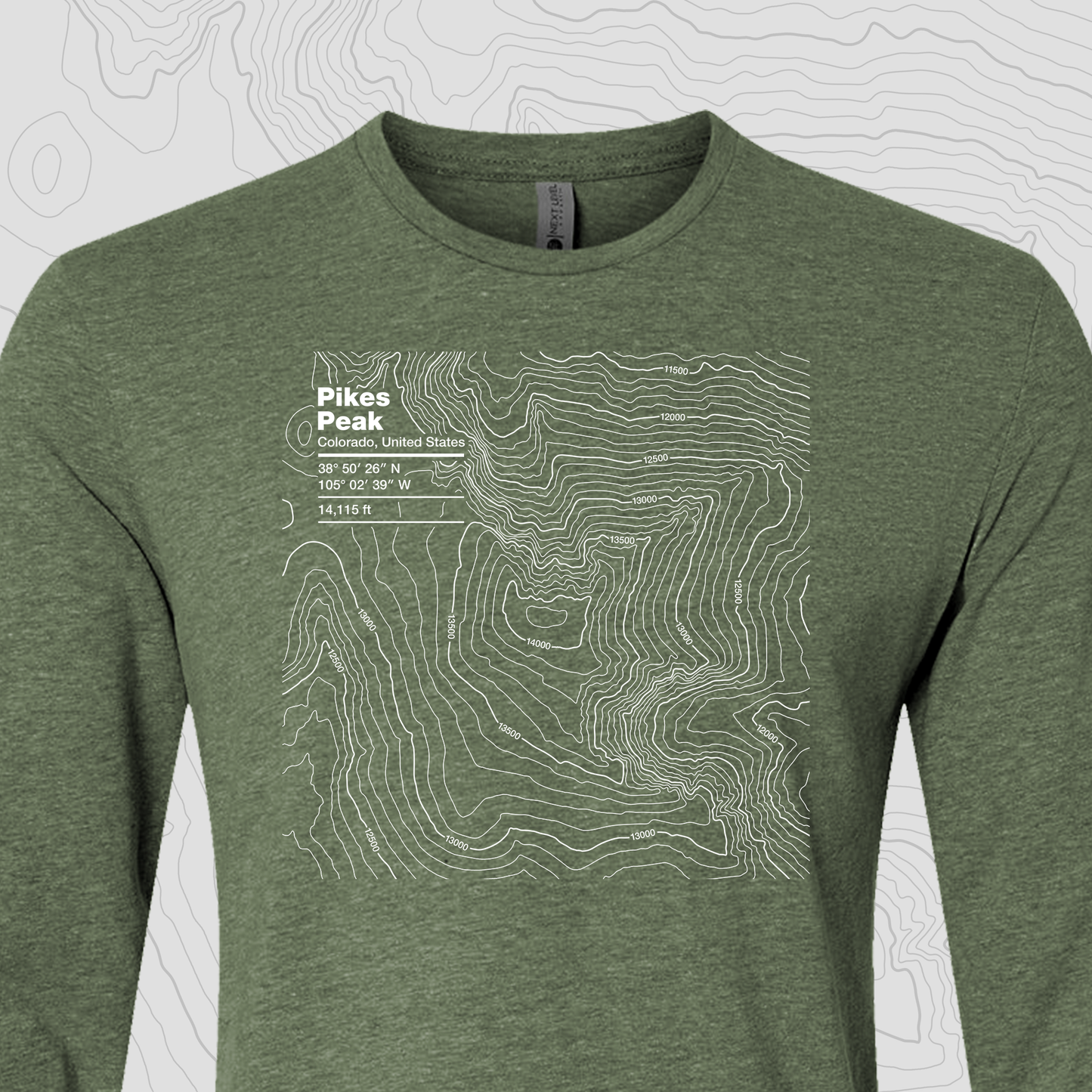 Pikes Peak, Colorado - Unisex Long Sleeve Tee