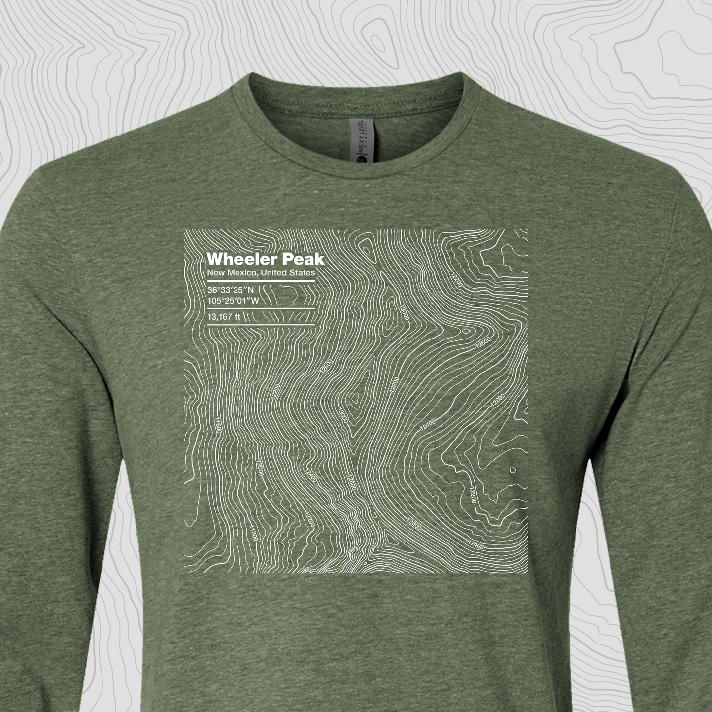 Wheeler Peak, New Mexico - Unisex Long Sleeve Tee