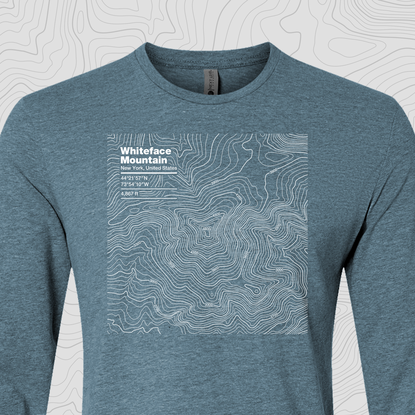 Whiteface Mountain, New York - Unisex Long Sleeve Tee